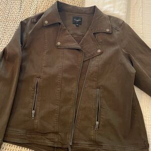 Liverpool jacket - soft stretchy green denim